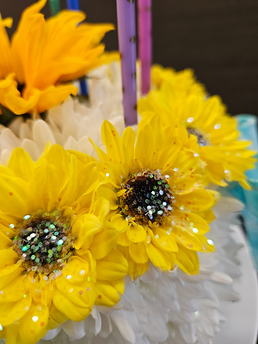 Sunny Day Floral Cake