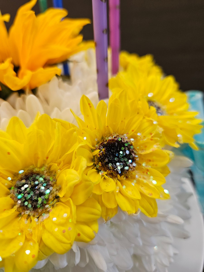 Sunny Day Floral Cake