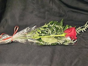 Single Rose Wrapped