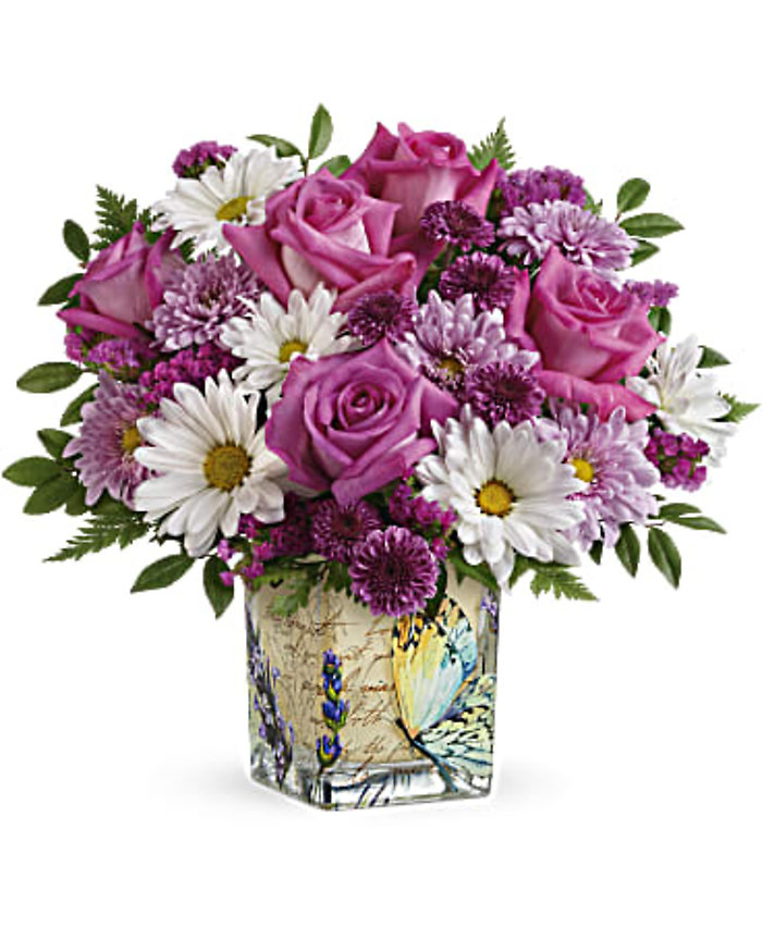 Teleflora’s Vintage Butterfly Bouquet