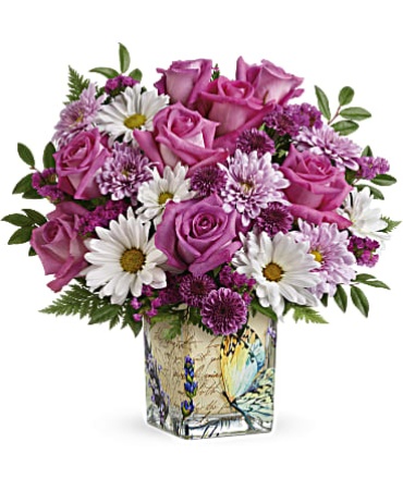 Teleflora’s Vintage Butterfly Bouquet