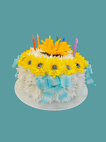 Sunny Day Floral Cake