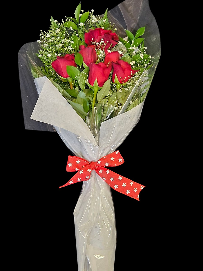 Wrapped Rose Bouquet