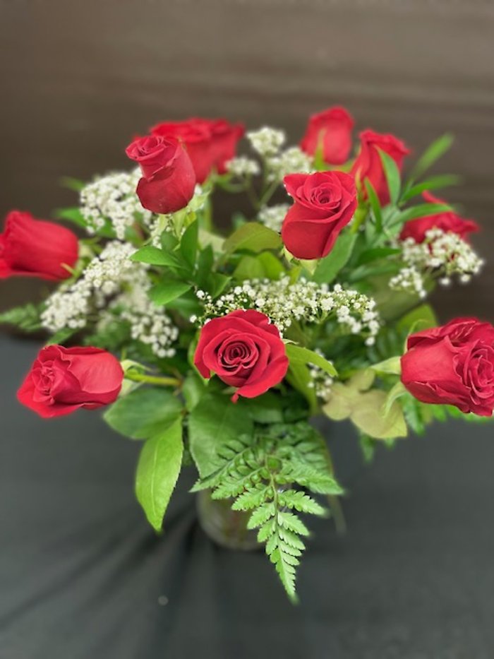 Dozen Standard Red Roses