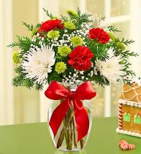 Festive Christmas Vase