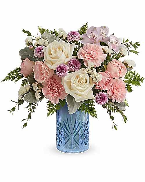 Teleflora\'s Blue Belle Bouquet