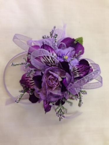 Lavendar & Purple Corsage