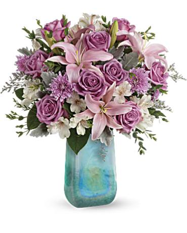 Teleflora Art Glass Treasure Bouquet