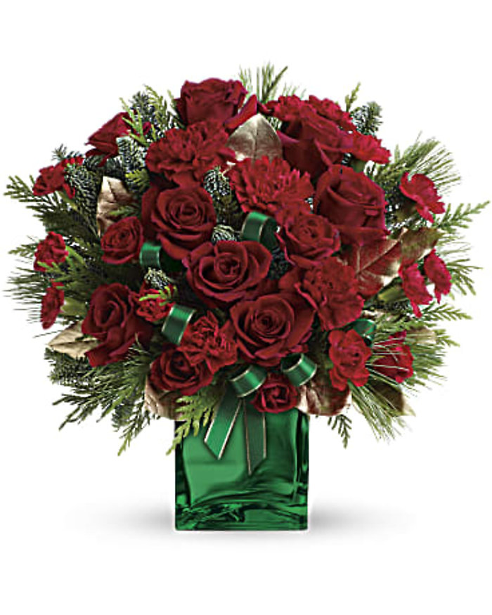 Teleflora\'s Yuletide Spirit Bouquet