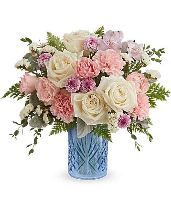 Teleflora\'s Blue Belle Bouquet