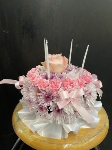 Pastel Flower Cake