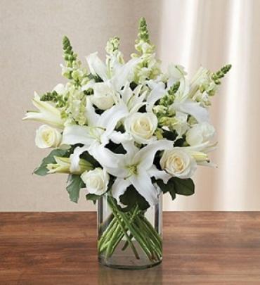 Classic All White Arrangement