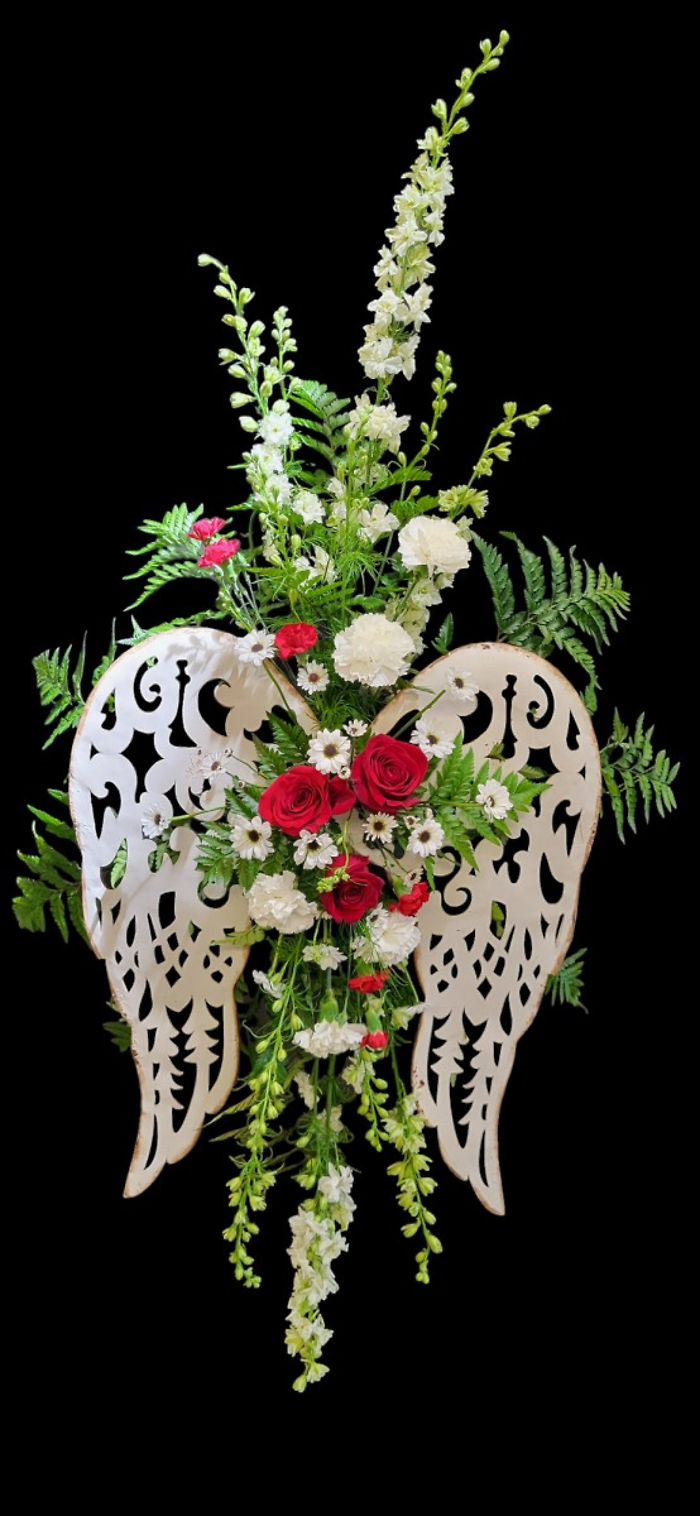 Angel Wings Standing Spray